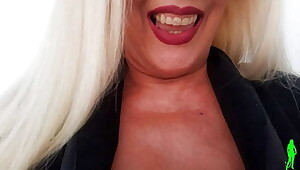 MILF provocative hot smile